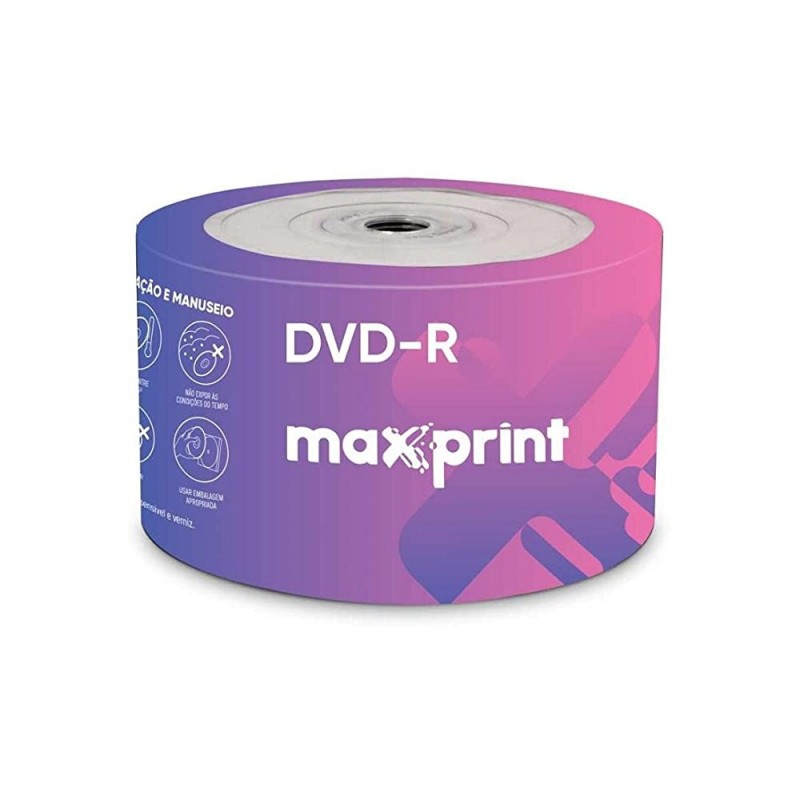 MIDIA DVD-R MAXPRINT 4.7GB/120MIN 16X - 506066 UND