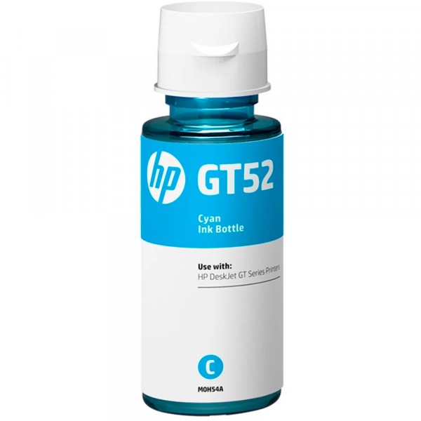 REFIL TINTA ORIGINAL HP GT52 CIANO 70ML - MOH54AL