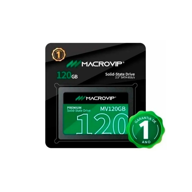 SSD 120GB MACROVIP 2.5 SATA 520MBS 6GBS - MV120GB