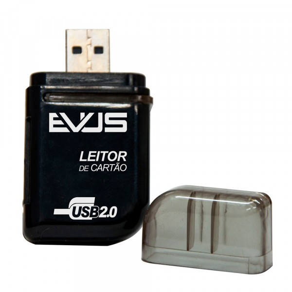 LEITOR USB DE CARTAO DE MEMORIA EVUS - LC-01