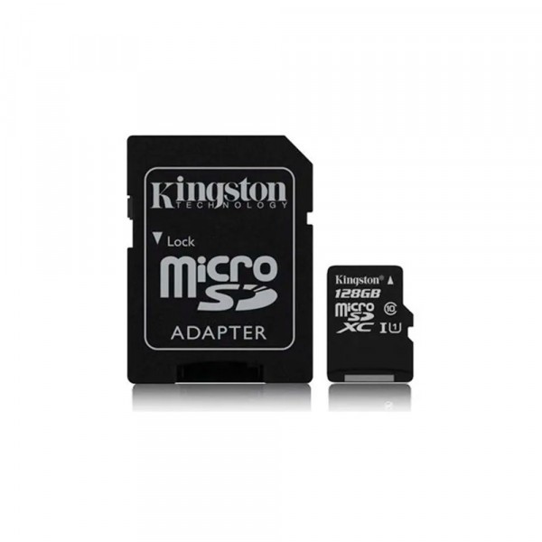 CARTAO DE MEMORIA KINGSTON 128GB MICRO SD COM ADAPTADOR